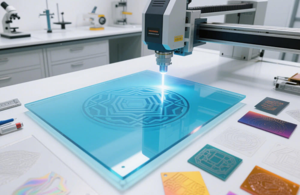 激光打標機在塑料材質上打標的特殊效果？