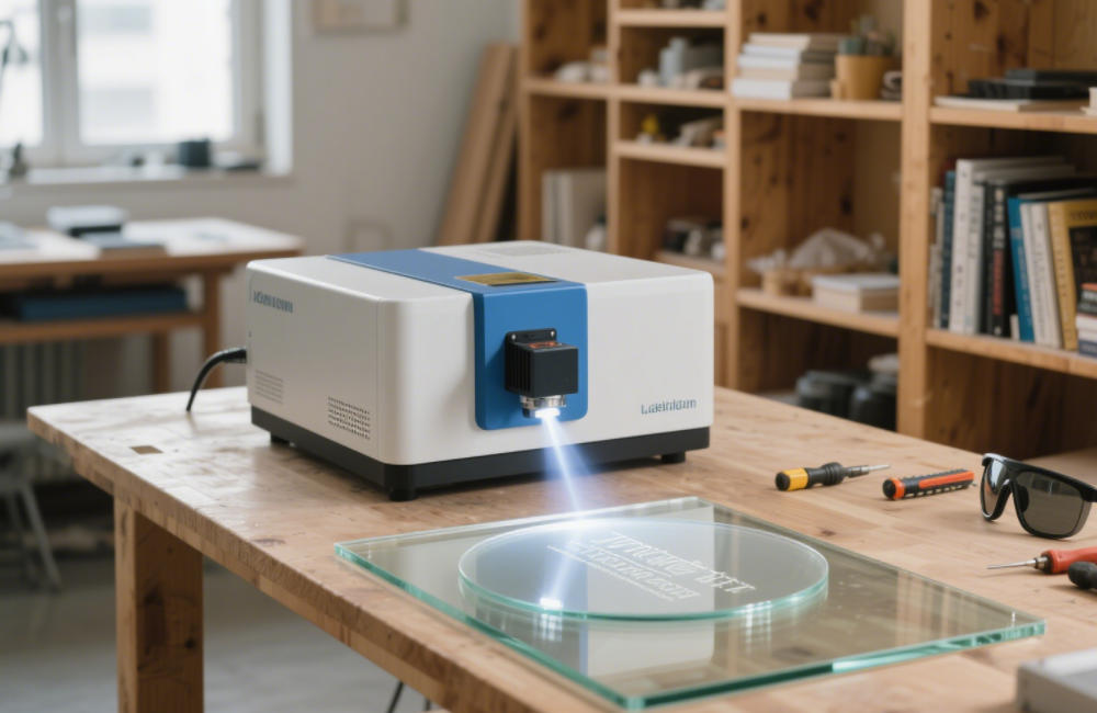 激光打標機在玻璃制品上進行打標，有哪些需要注意的？